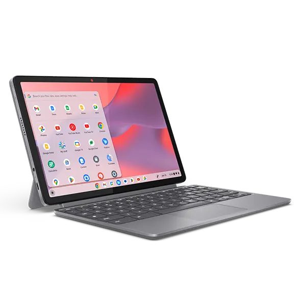 Lenovo Chromebook Duet Gen 9（11型 MediaTek）にフォリオキーボードを付けた状態