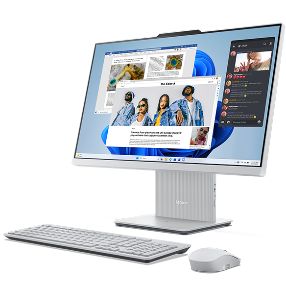 IdeaCentre AIO 24IRH9（23.8型 Intel）と付属のキーボード・マウス
