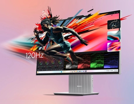 IdeaCentre AIO 27IPH11(27型 Intel)の画面(120Hz)