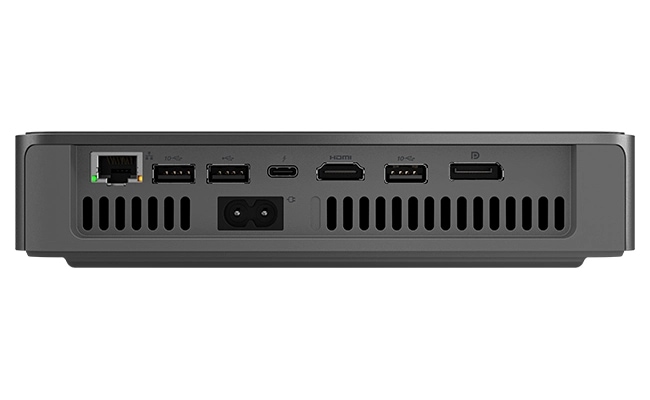 IdeaCentre Mini 01IRH10R(Intel)の背面の端子