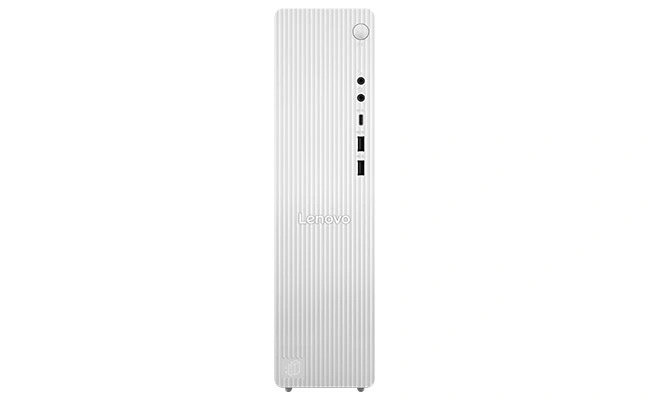 IdeaCentre Tower 08AKP10（AMD）の正面（前面の端子）