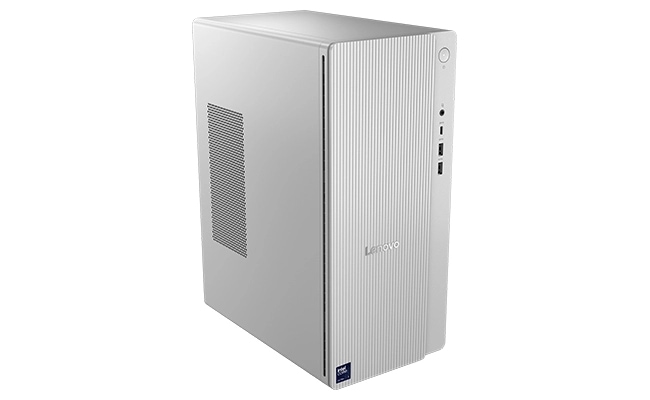 IdeaCentre Tower 17IAS10（Intel）を斜めから見たところ