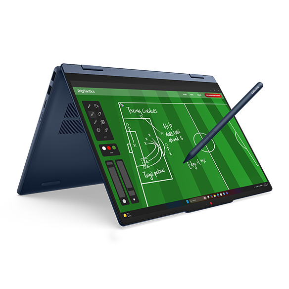 IdeaPad 5x 2-in-1 Gen 11(14型 Snapdragon)でペン入力をしているところ