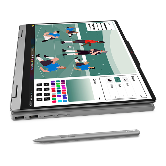 IdeaPad 5x 2-in-1 Gen 11(14型 Snapdragon)のタブレットモード