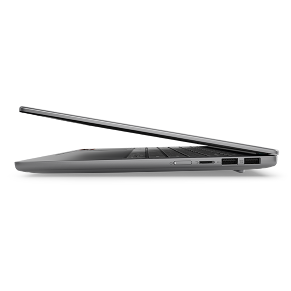 IdeaPad Slim 5a Gen 11(14型 AMD)の側面(薄さと端子)