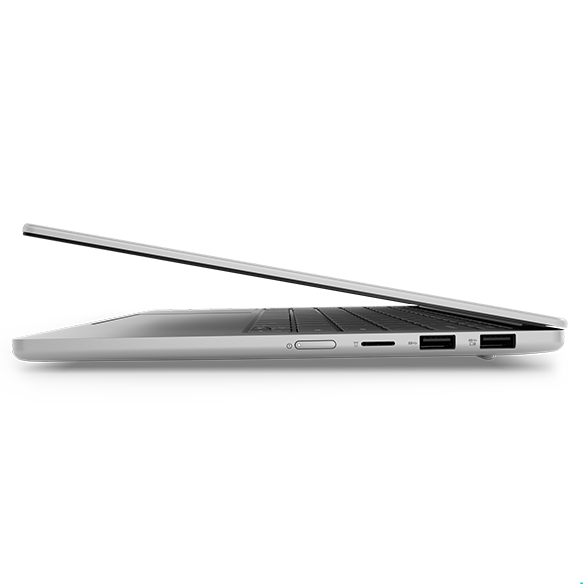 IdeaPad Slim 5i Gen 11（13.3型 Intel）の側面（薄さと端子）