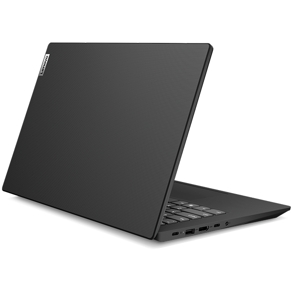 Lenovo V14 Gen 7(14型 Intel)を斜め後ろから見たところ