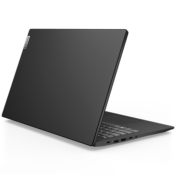 Lenovo V15 Gen 7(15.6型 Intel)を斜め後ろから見たところ