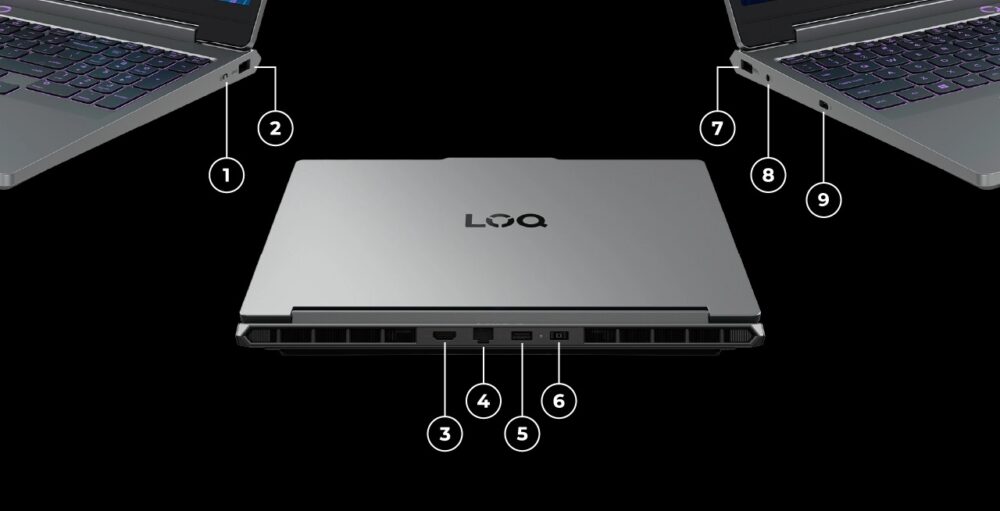 LOQ Essential 15IPH11の入出力端子