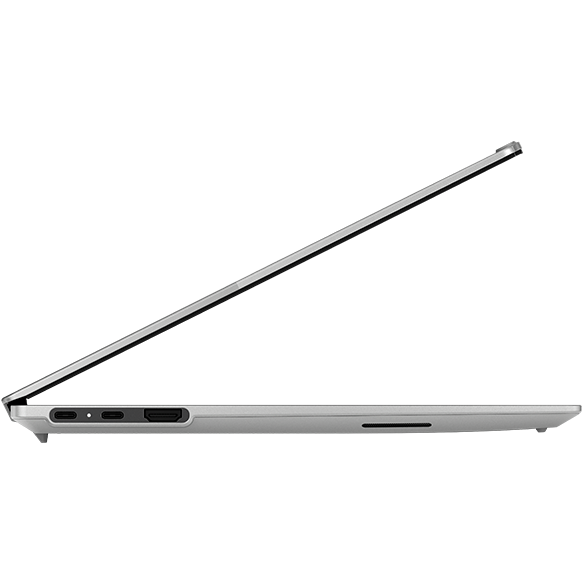 ThinkBook 14x（14型 Intel）の薄さがわかる側面