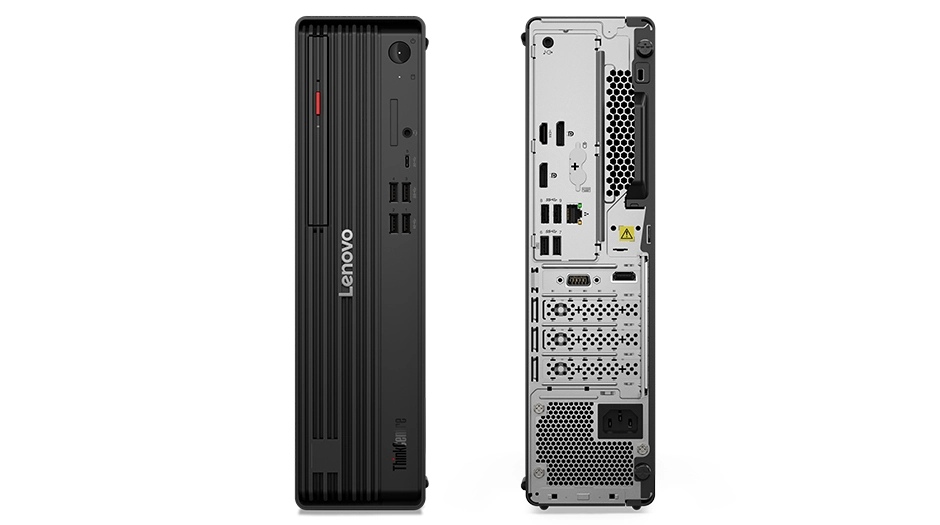 ThinkCentre M70s Small Gen 6(Intel)の前面と背面