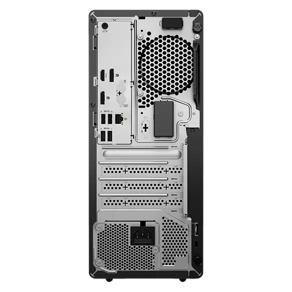 ThinkCentre M70t Tower Gen 6(Intel)の背面(拡張スロットと端子)