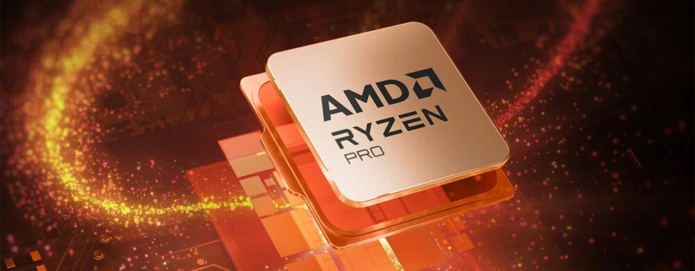 ThinkCentre M75q Tiny Gen 5（AMD）が積むAMD Ryzen PROプロセッサーのイメージ
