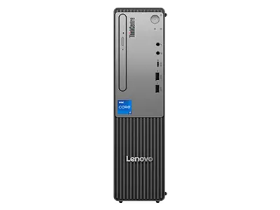 ThinkCentre neo 30s Small Gen 5(Intel)を斜めから見たところ