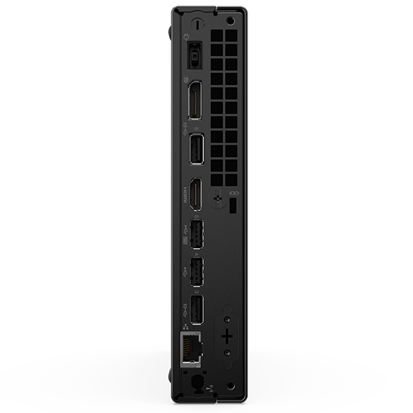 ThinkCentre neo 50q Tiny Gen 7（Intel）の背面