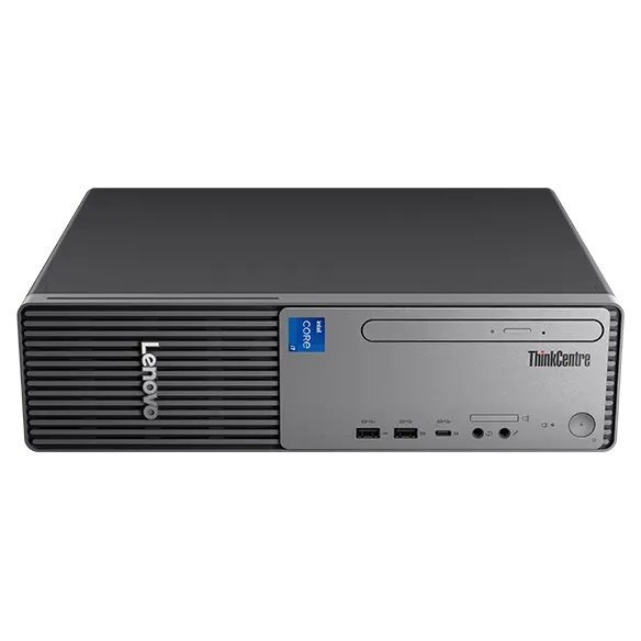ThinkCentre neo 50s Small Gen 5(Intel)の前面の端子