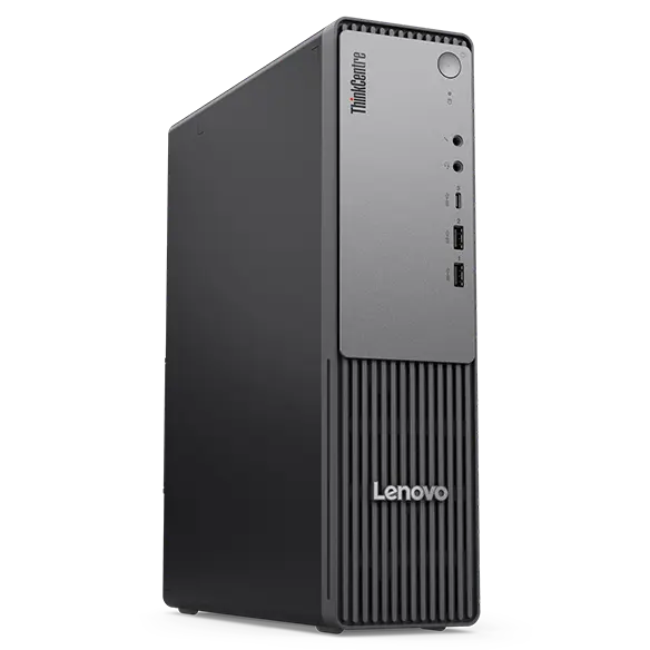 ThinkCentre neo 55s Small Gen 6（Ryzen 200シリーズ）を斜めから見たところ