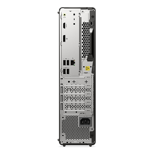 ThinkCentre neo 55s Small Gen 6（Ryzen AI 300シリーズ）の背面の端子と拡張スロット