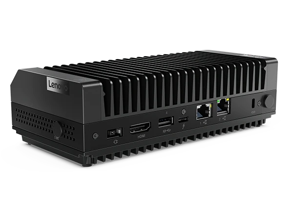 ThinkEdge SE30の前面の端子