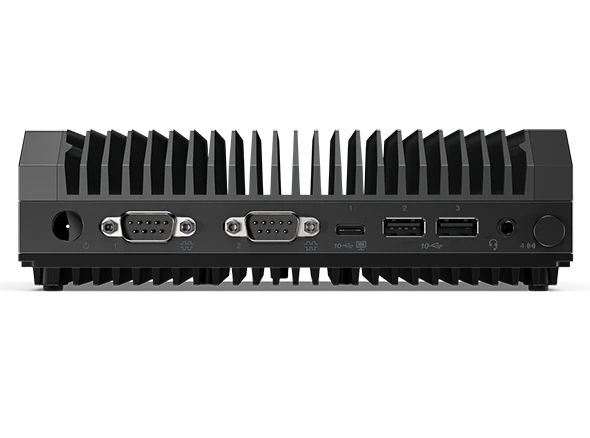ThinkEdge SE30の背面の端子