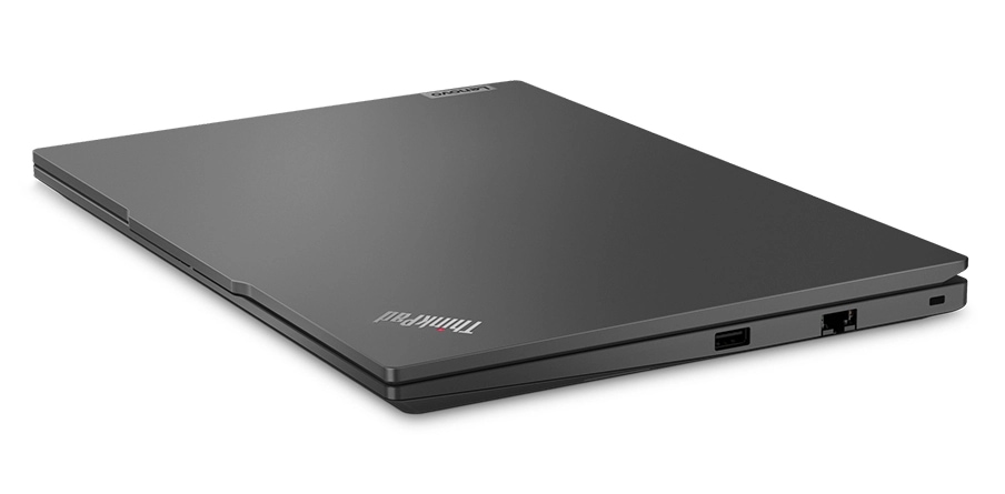 ThinkPad E14 Gen 6(14型 AMD)の薄さがわかる側面