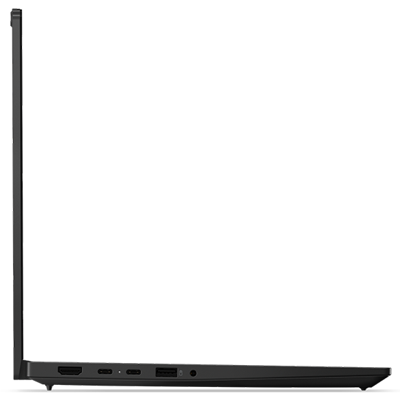 ThinkPad E14 Gen 8(14型 AMD)の薄さがわかる側面