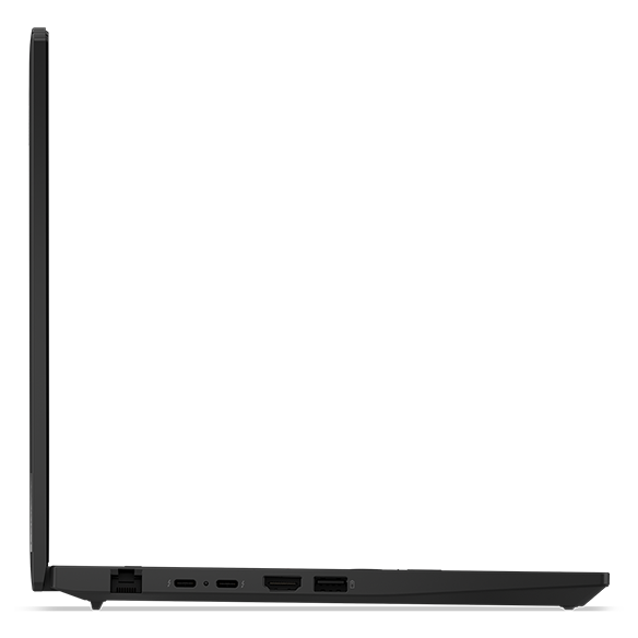 ThinkPad L14 Gen 6 AKPを開いた状態の側面