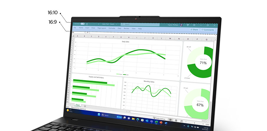 ThinkPad L16 Gen 1（16型 Intel）の本体
