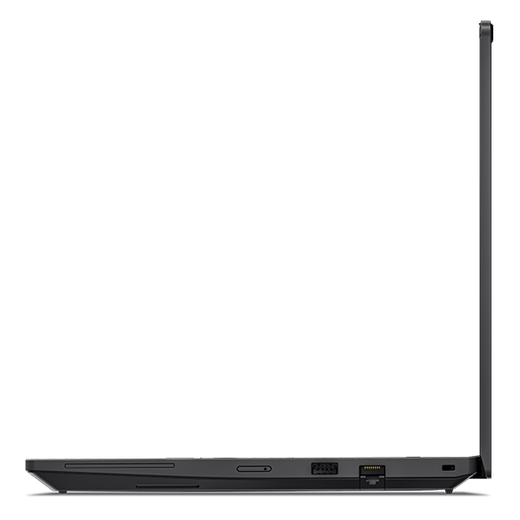 ThinkPad P14s Gen 7（14.5型 Intel）の薄さがわかる側面