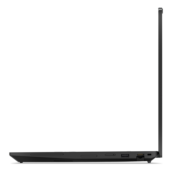 ThinkPad P16s Gen 5（16型 Intel）の薄さがわかる側面