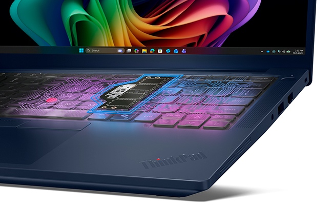 ThinkPad T14 Gen 7(14型 Intel)のキーボードとTrackPoint
