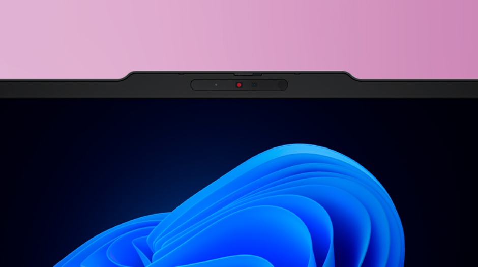 ThinkPad T14s Gen 7(14型 Snapdragon)の上部ベゼルとカメラ