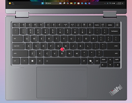 ThinkPad X1 2-in-1 Gen 11 Aura Edition のキーボードとTrackPoint