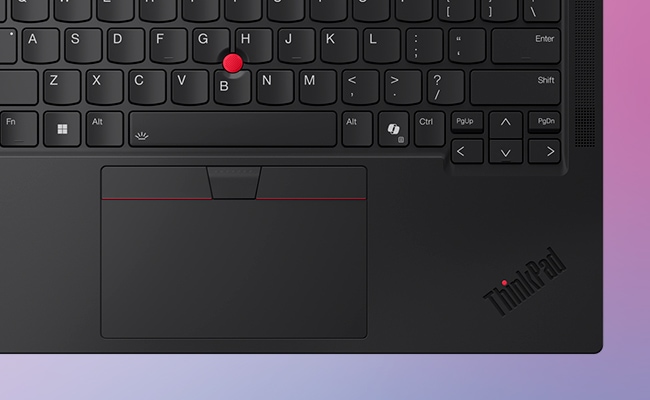 ThinkPad X13 Gen 7（13型 Intel）のキーボードとTrackPoint