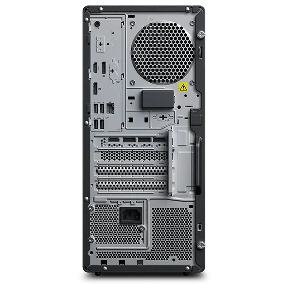 ThinkStation P2 Tower Gen 2(Intel)の背面