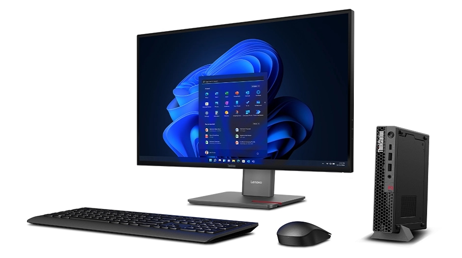 ThinkStation P3 Tiny Gen 2（Intel）を使っている様子