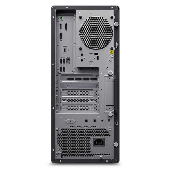 ThinkStation P4（AMD）の背面