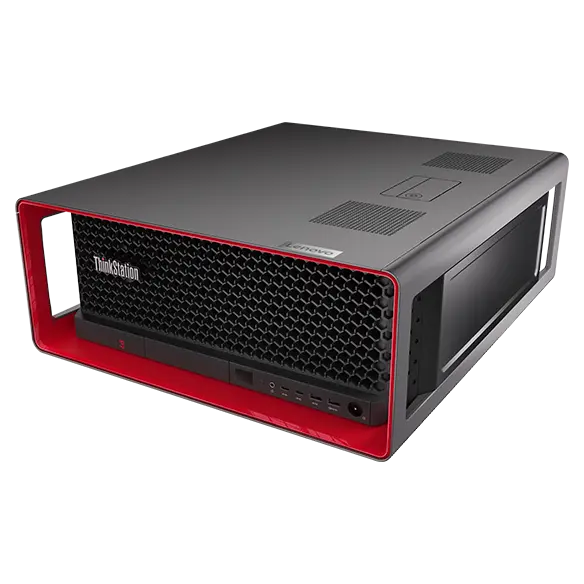 ThinkStation P7（Intel）をラックに収めたところ