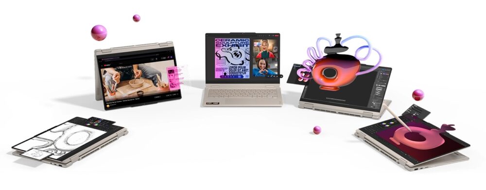 Yoga 7a 2-in-1 Gen 11(14型 AMD)の各モード