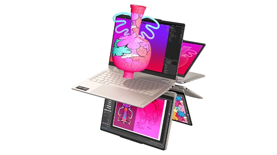 Yoga 7a 2-in-1 Gen 11(14型 AMD)の本体