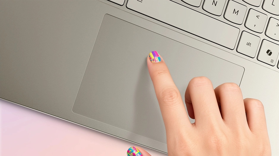 Yoga 7a 2-in-1 Gen 11(14型 AMD)のキーボードとタッチパッド