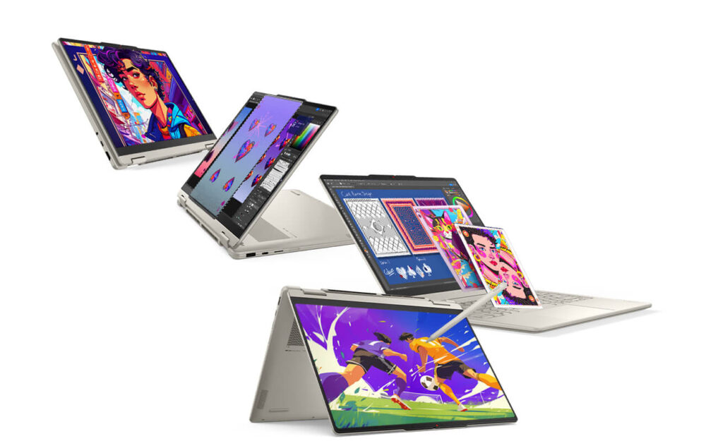Yoga 7i 2-in-1 Gen 11 Aura Edition（14型 Intel）の各モード