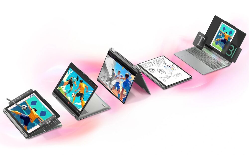 Yoga 7i 2-in-1 Gen 11 Aura Edition(16型 Intel)の各モード