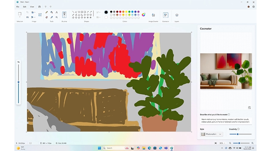 Yoga AIO 32ILL10（31.5型 Intel）の画面