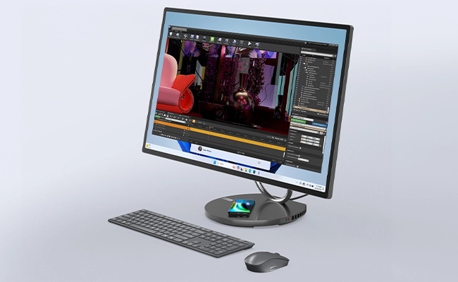 Yoga AIO 32ILL10（31.5型 Intel）の付属キーボードとマウス