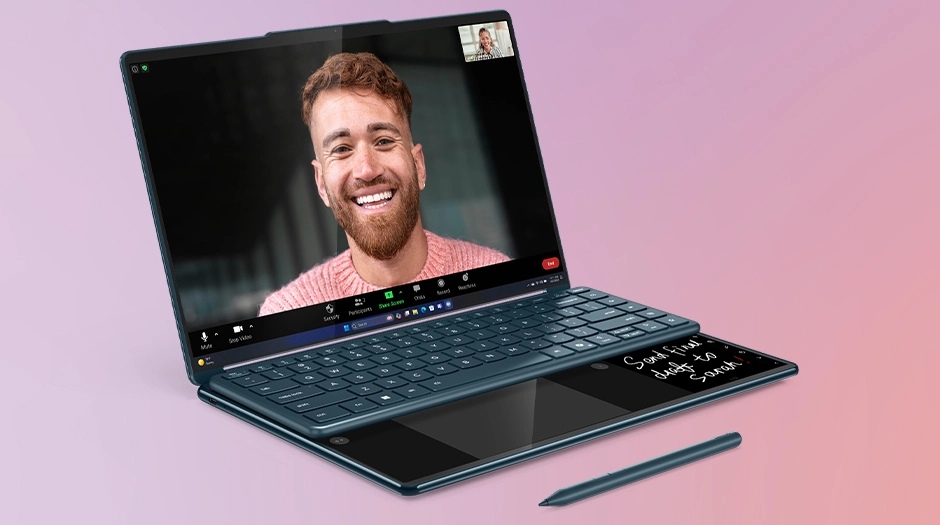 Yoga Book 9i Gen 10(14型 Intel)のキーボードまわり