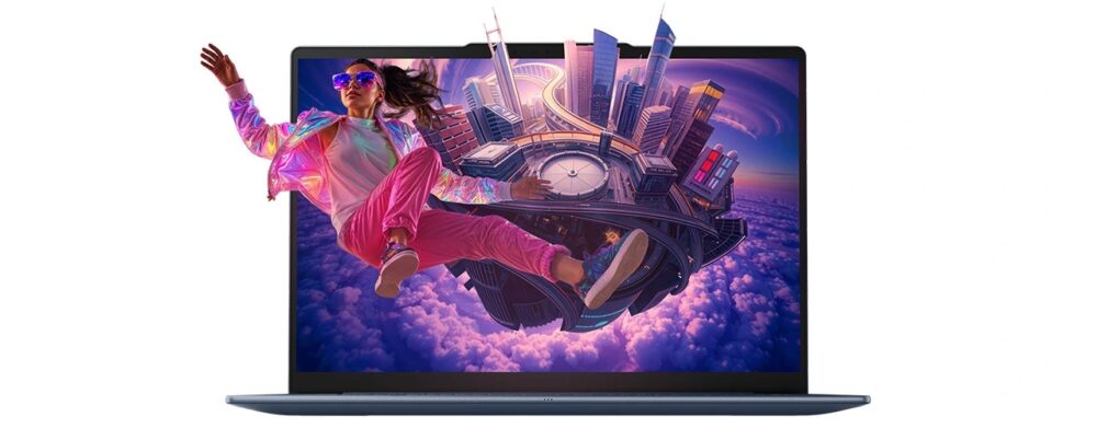 Yoga Slim 7x Gen 11(14型 Snapdragon)の薄さがわかる側面